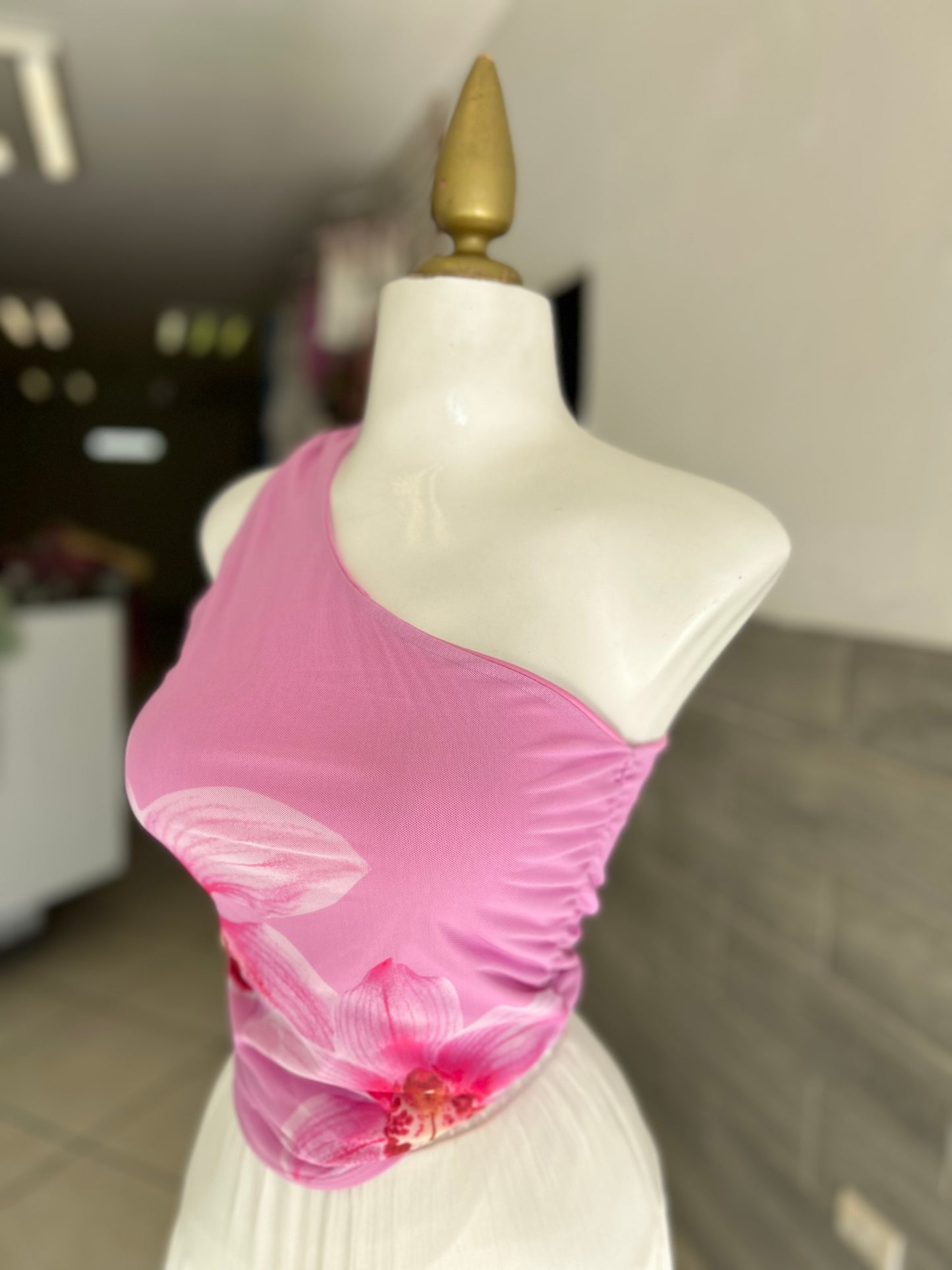Top pink bloom
