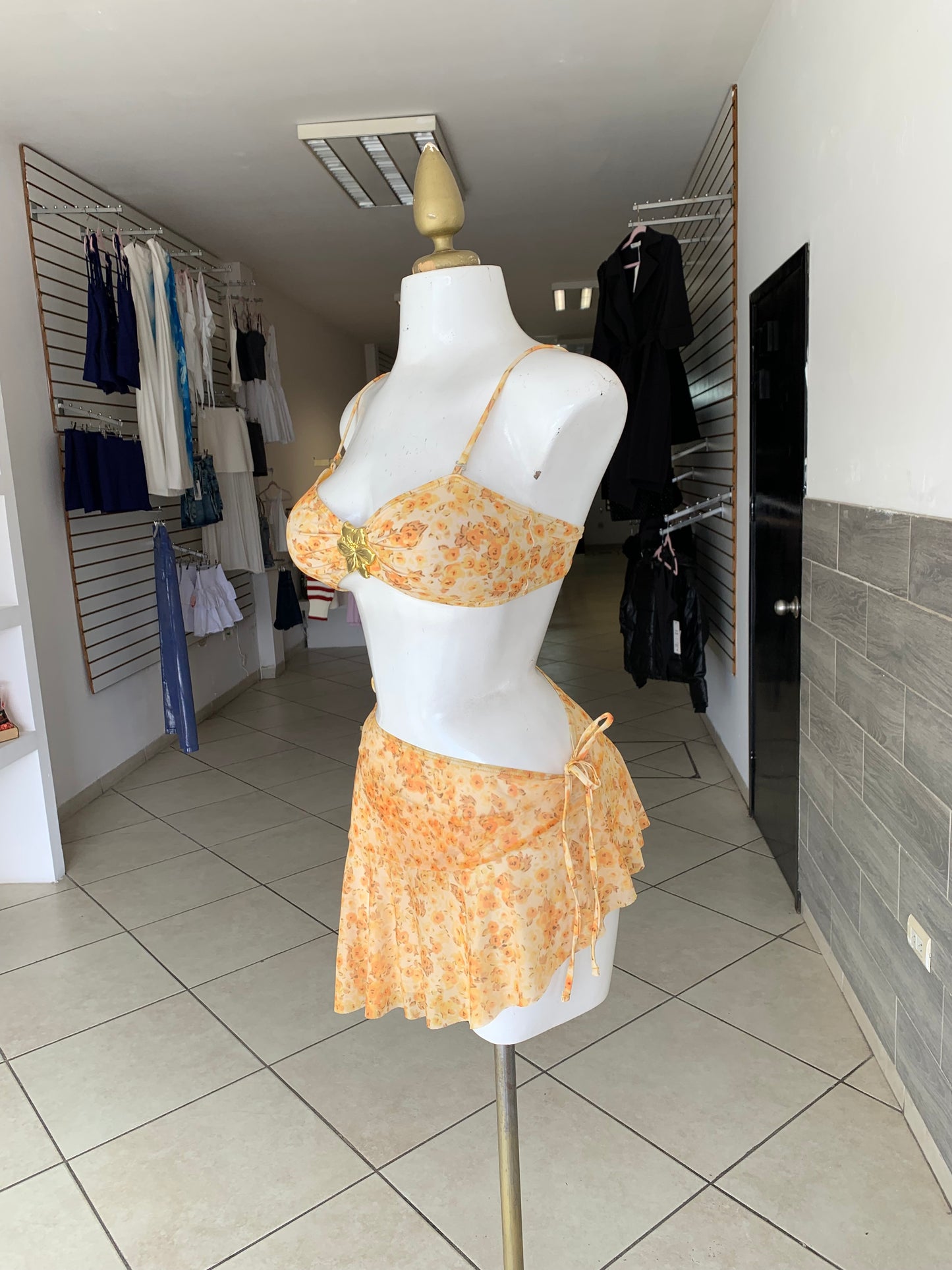 Traje de baño 3 pz flor de sol