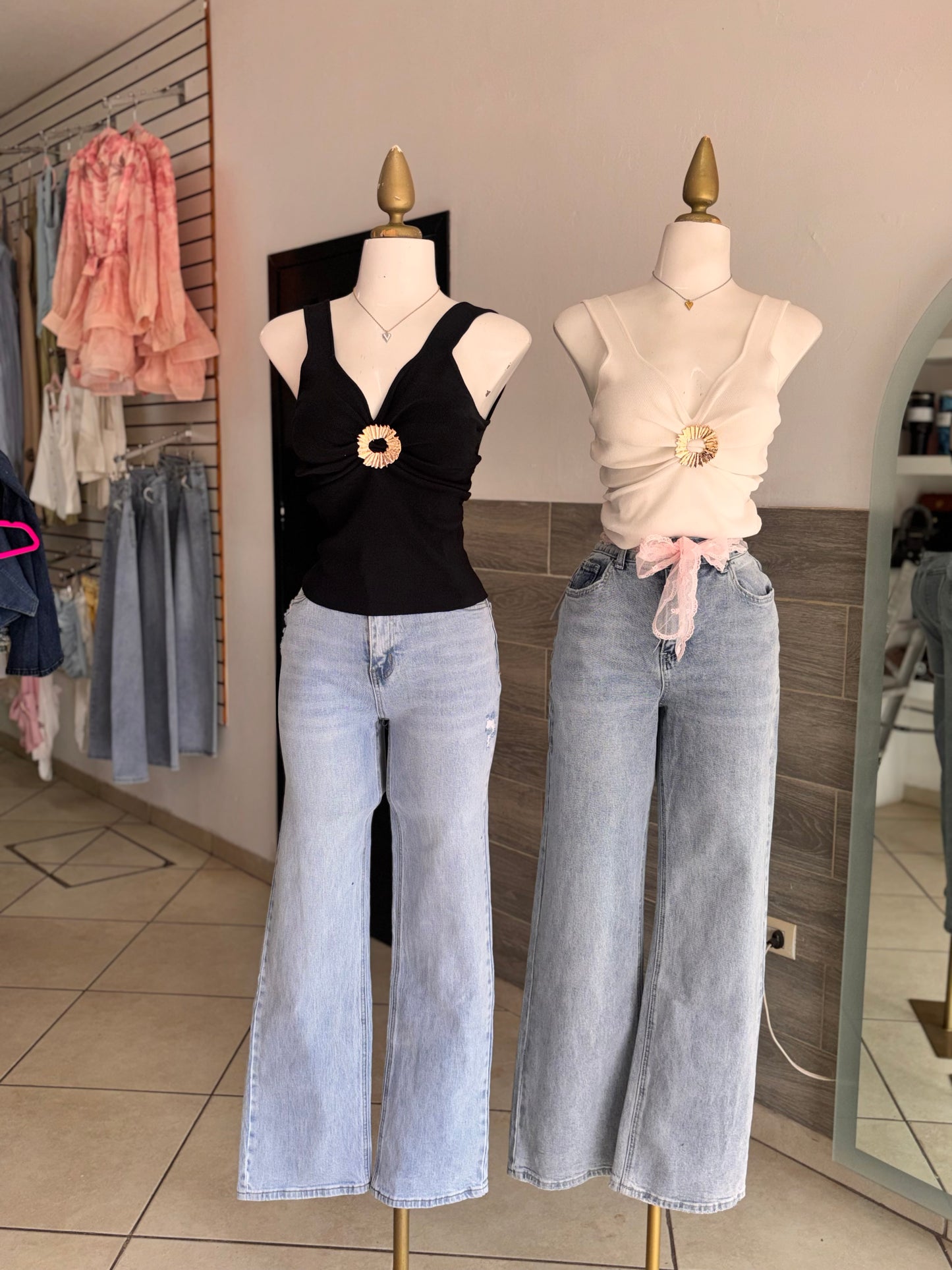 Pantalón con moño