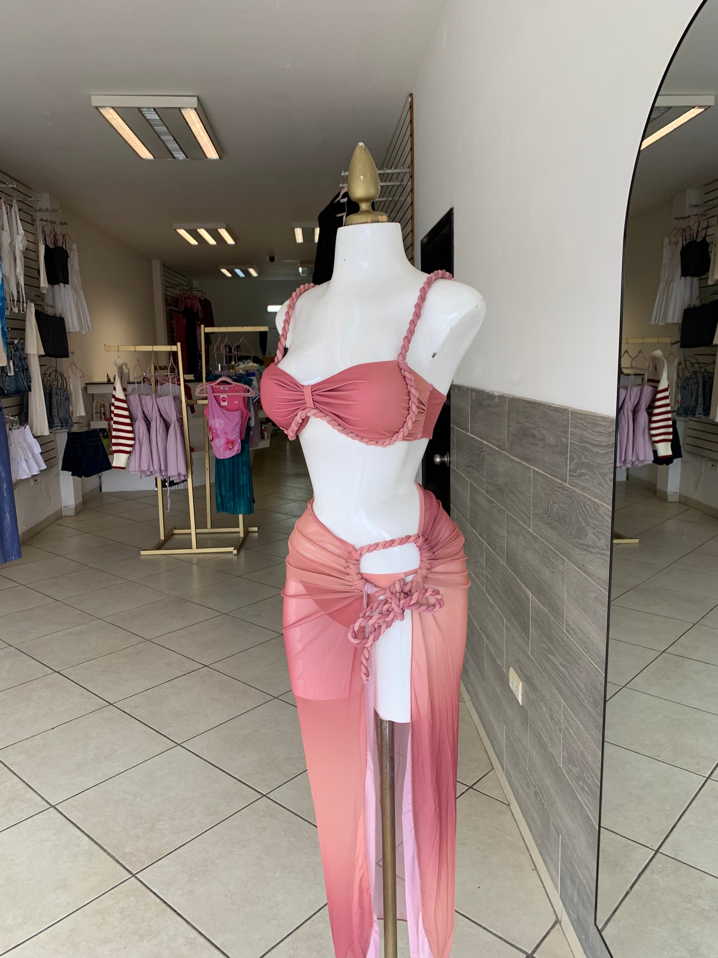 Traje de baño pink mist 3pz