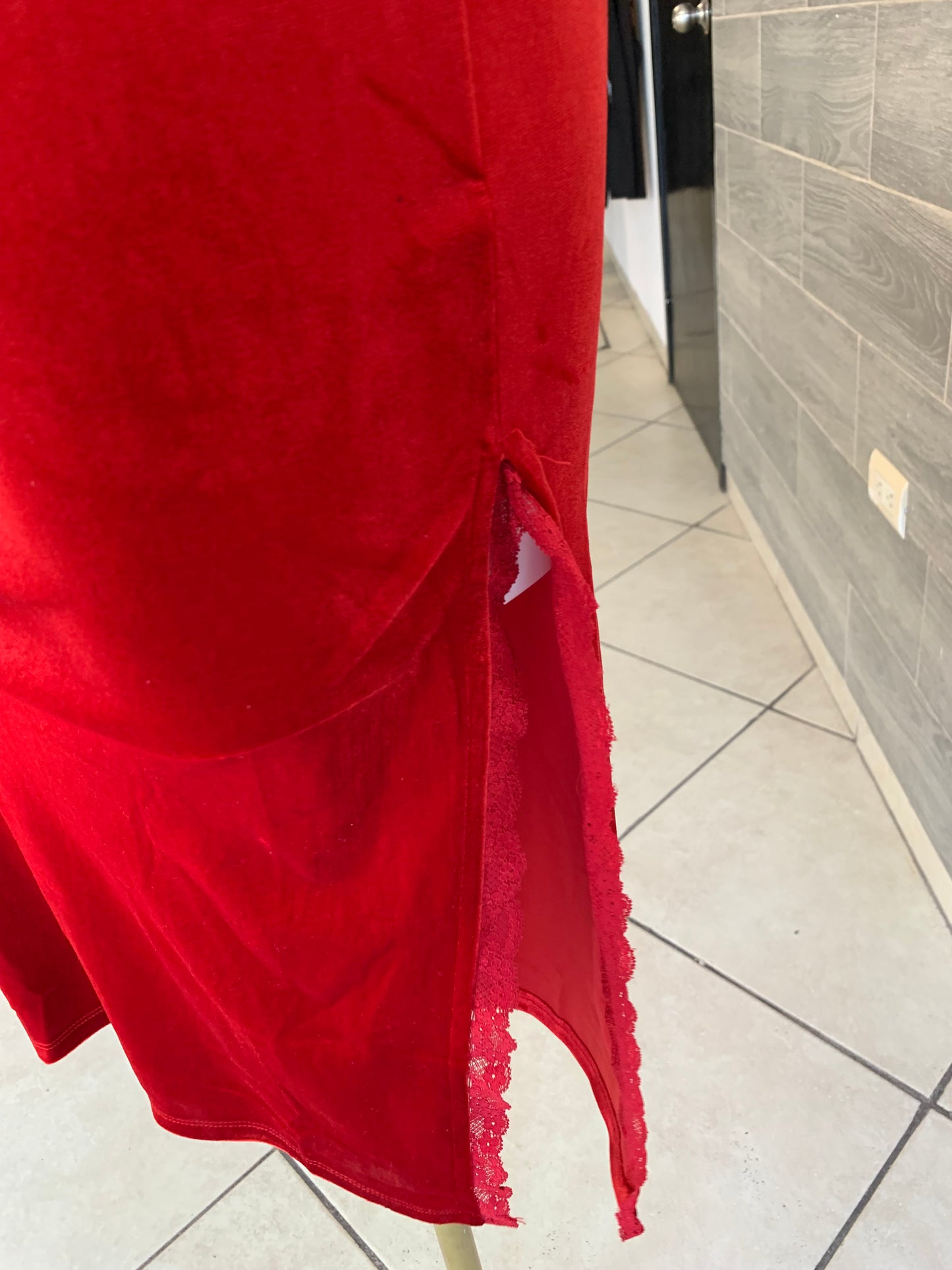 Vestido red velvet