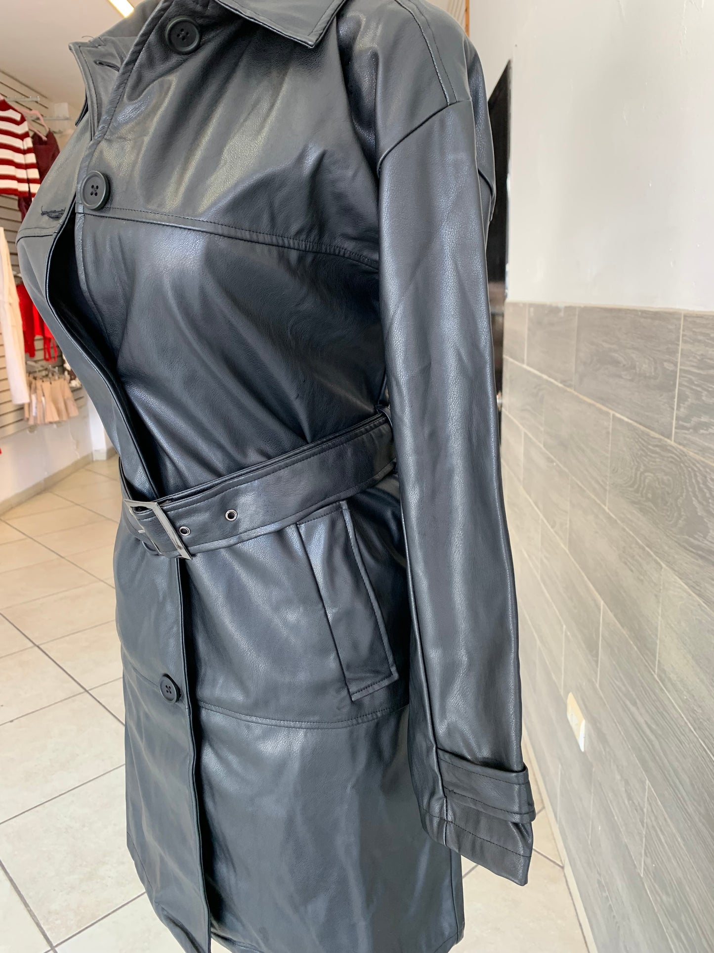Gabardina black elite