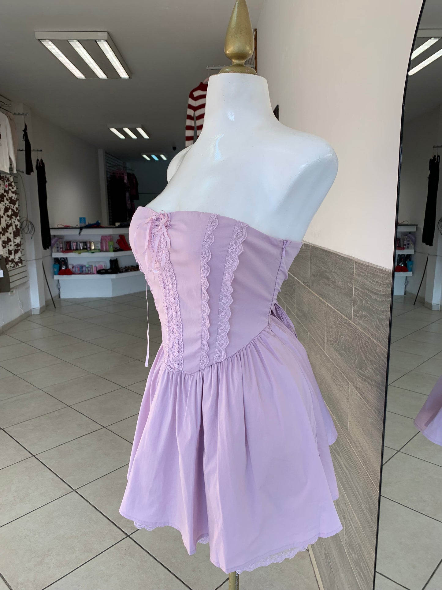 Vestido princess lavanda