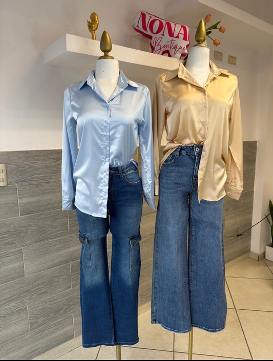 Camisa Satinada