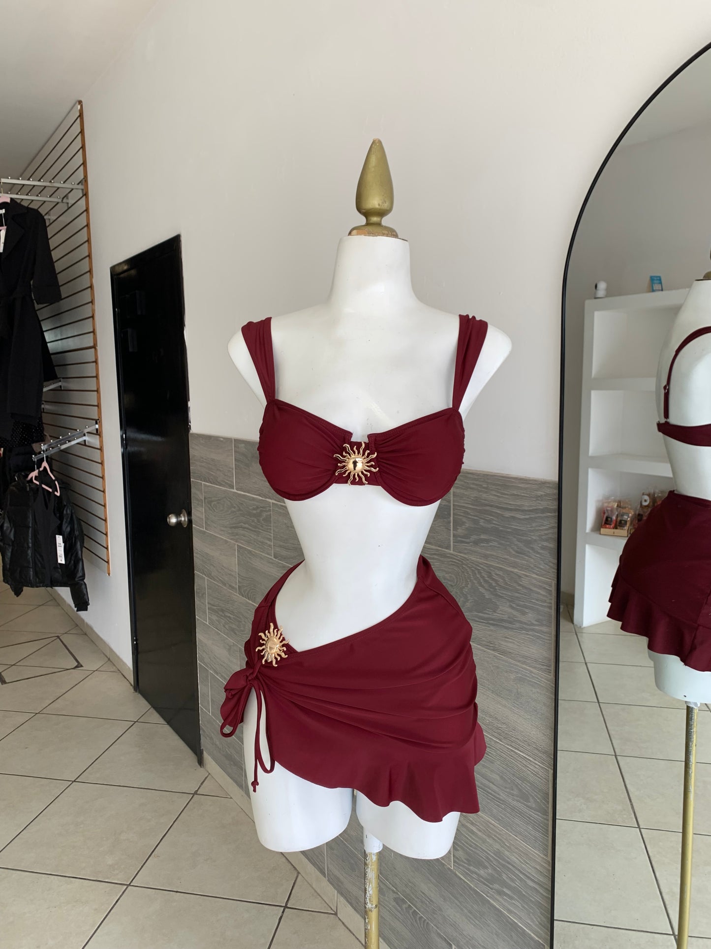 Traje de baño cherry gold