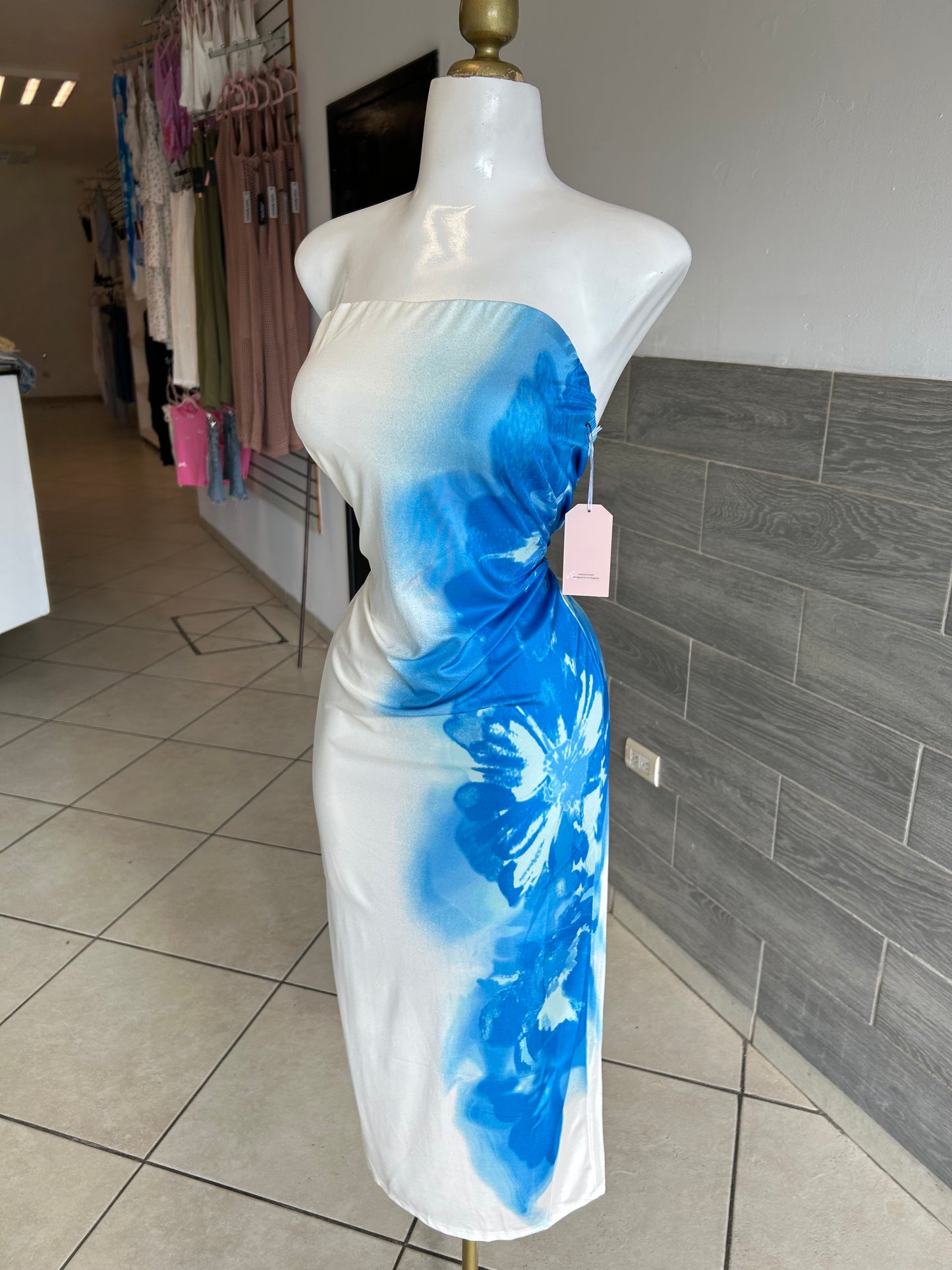 Vestido brisa azul