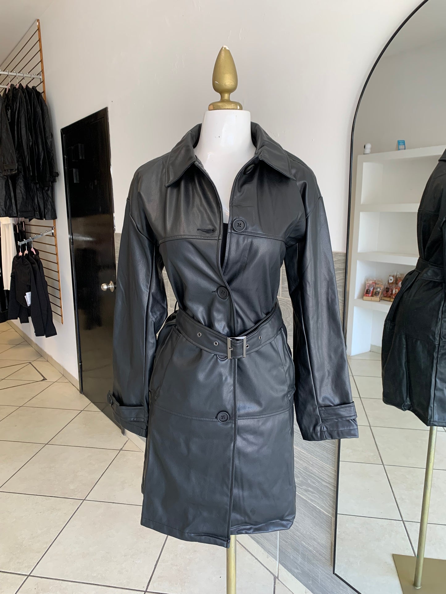 Gabardina black elite