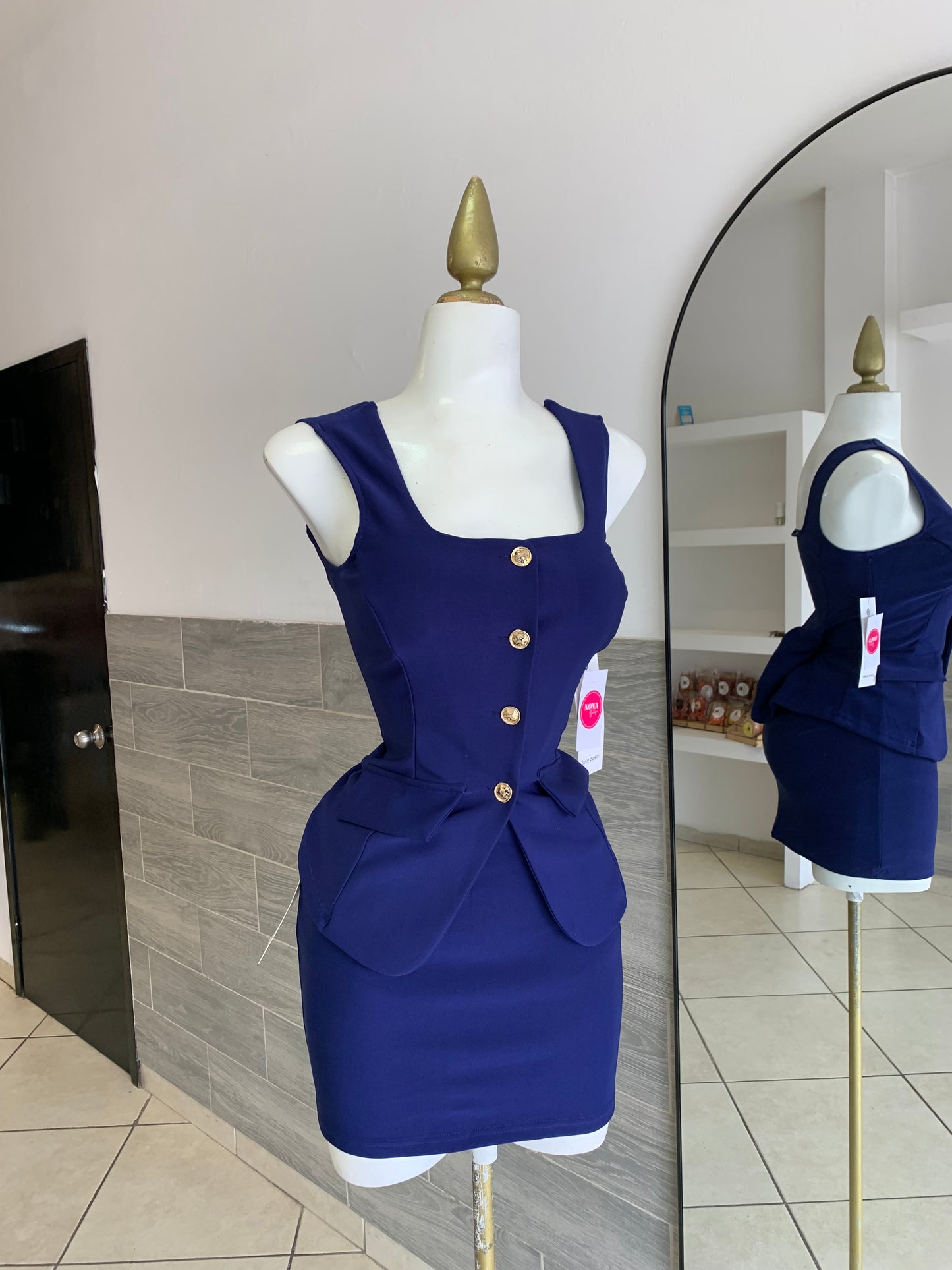 Conjunto navy essential