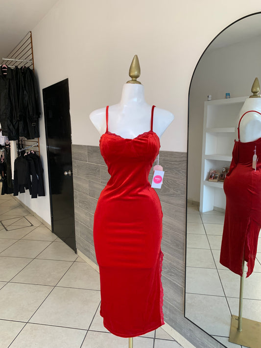 Vestido red velvet
