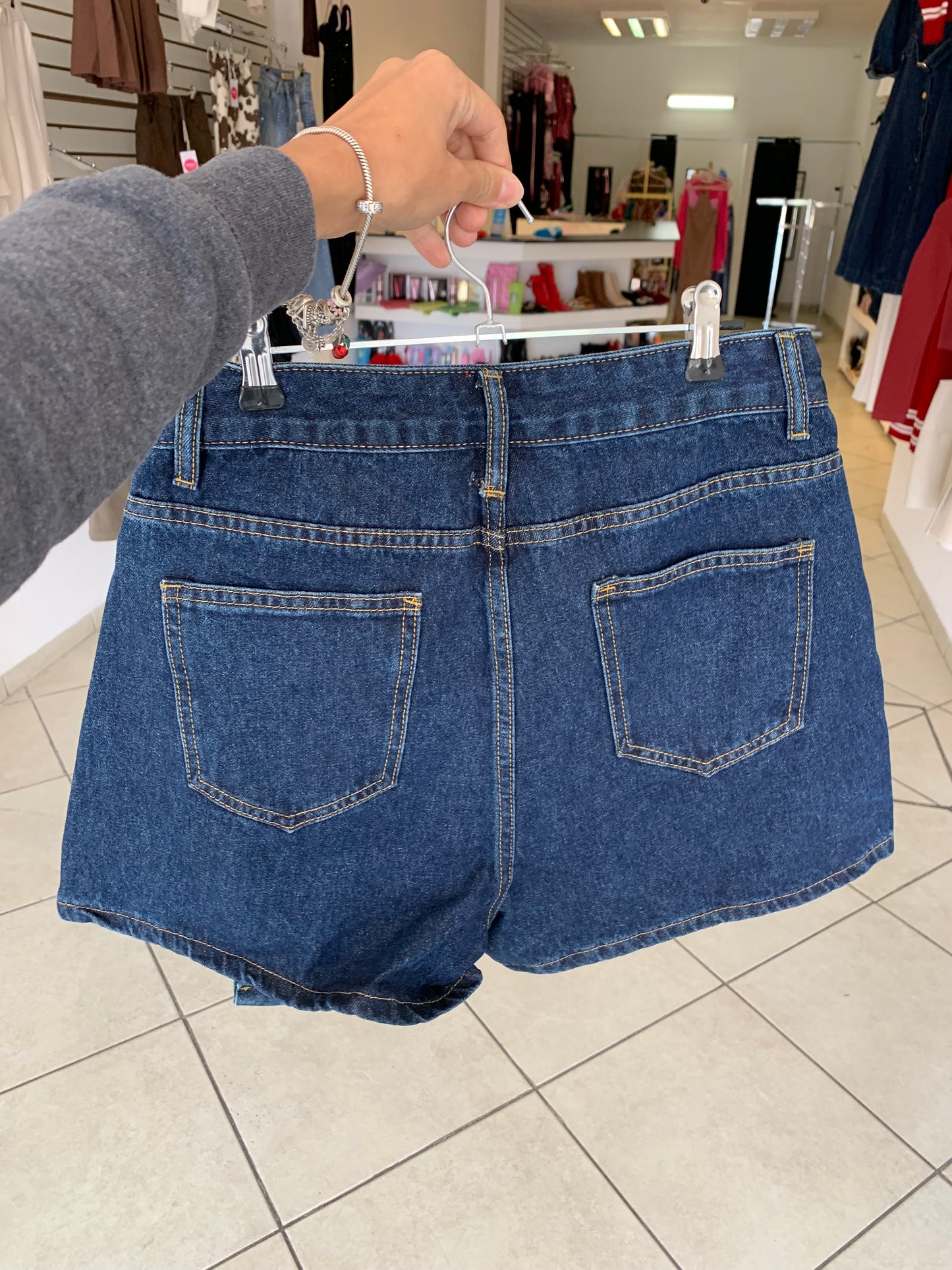 Falda short denim