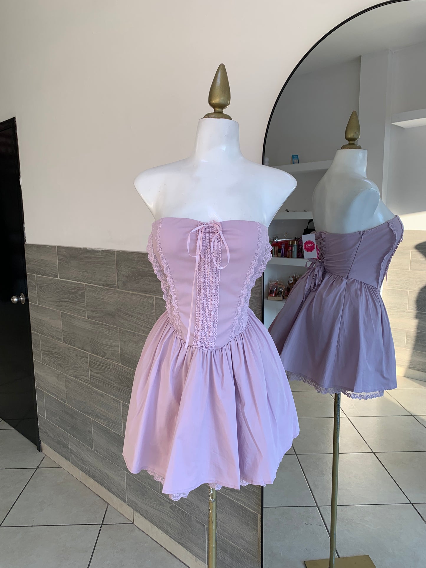Vestido princess lavanda