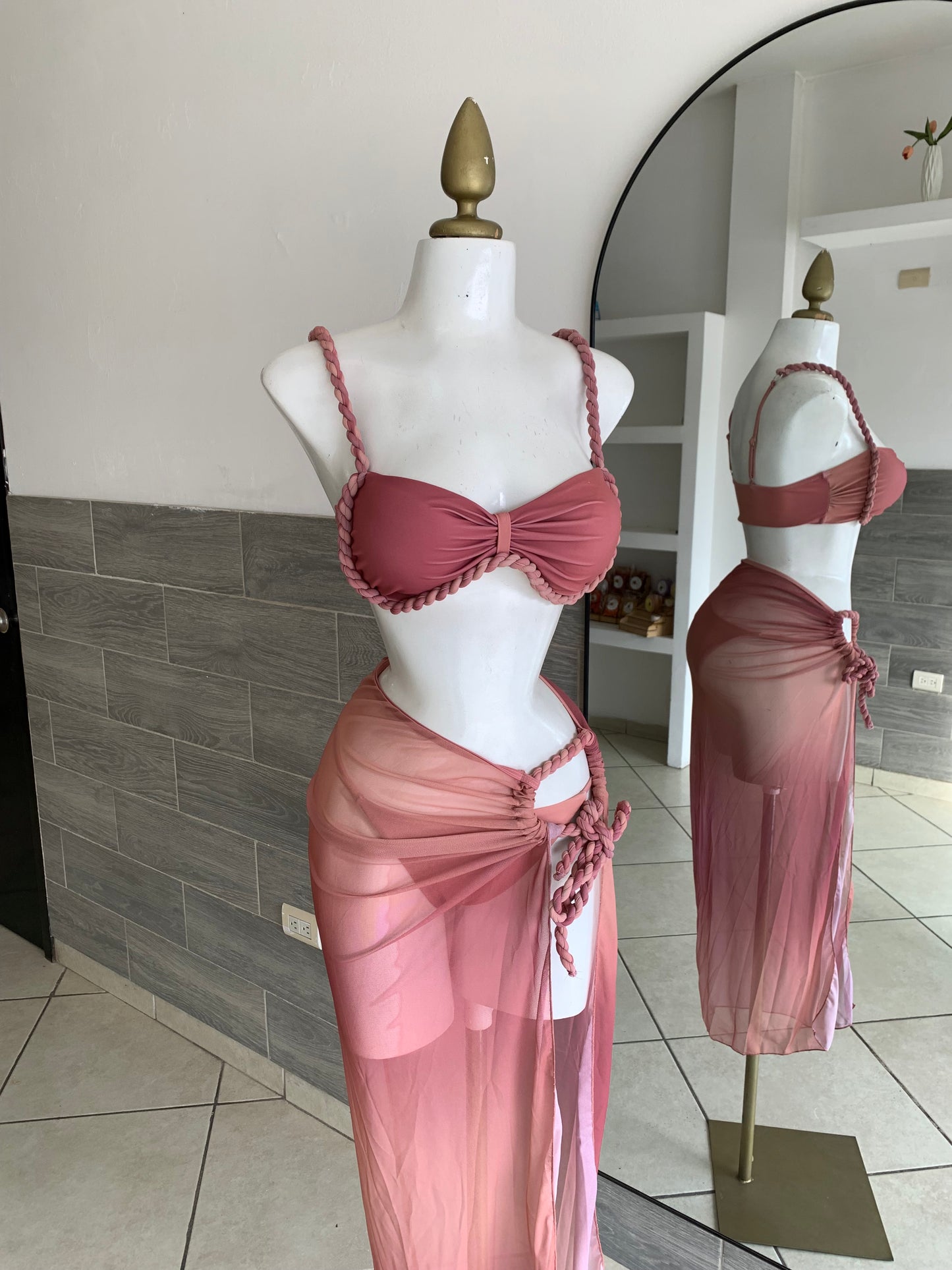 Traje de baño pink mist 3pz