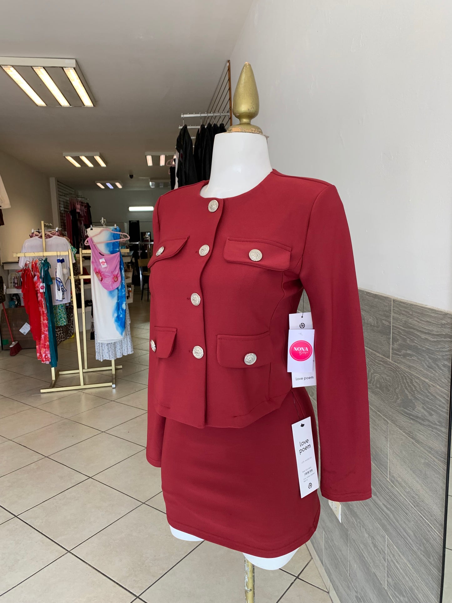 Conjunto berry chic