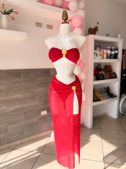 Traje de baño Red gold