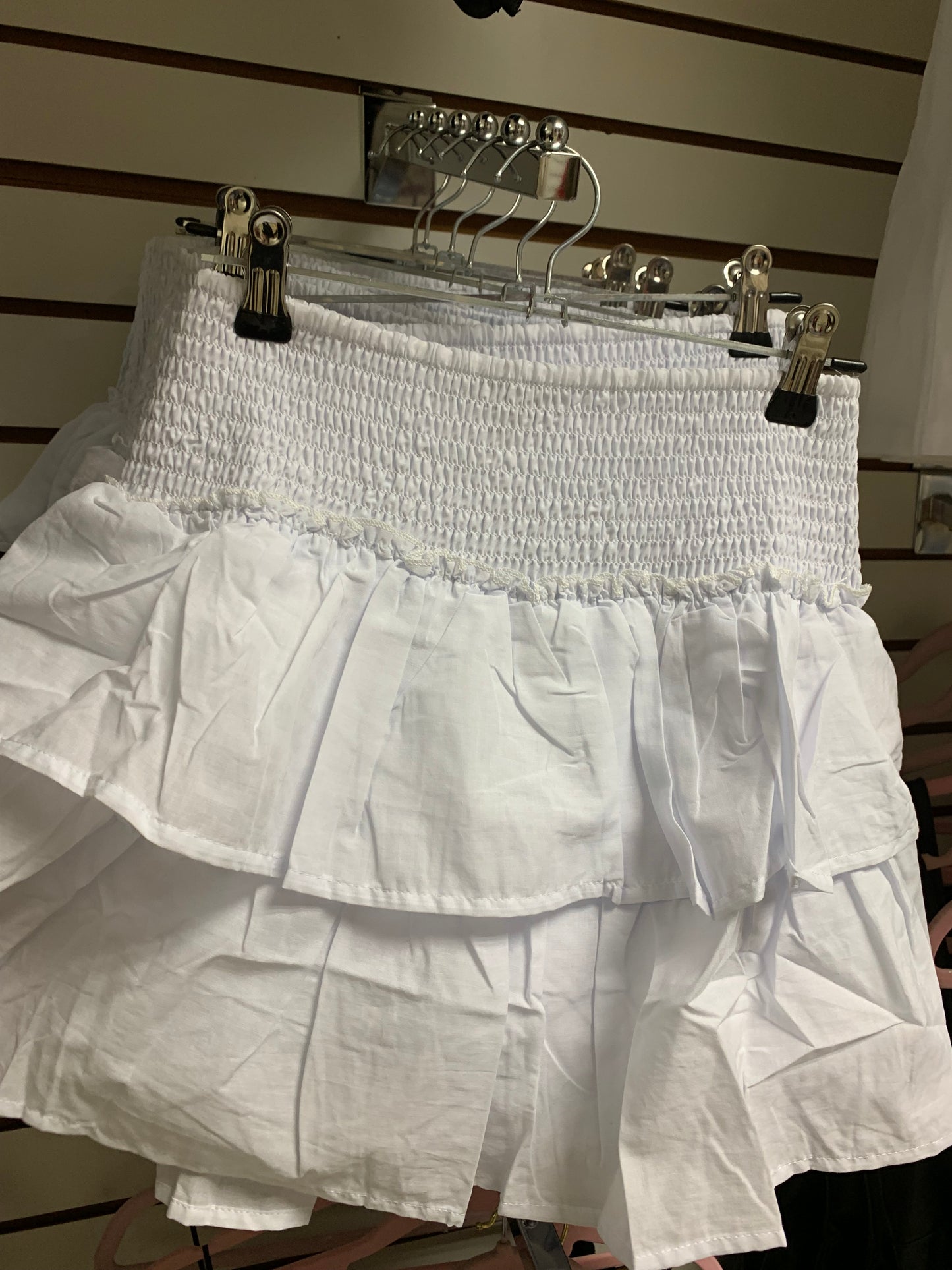 Falda pure ruffle