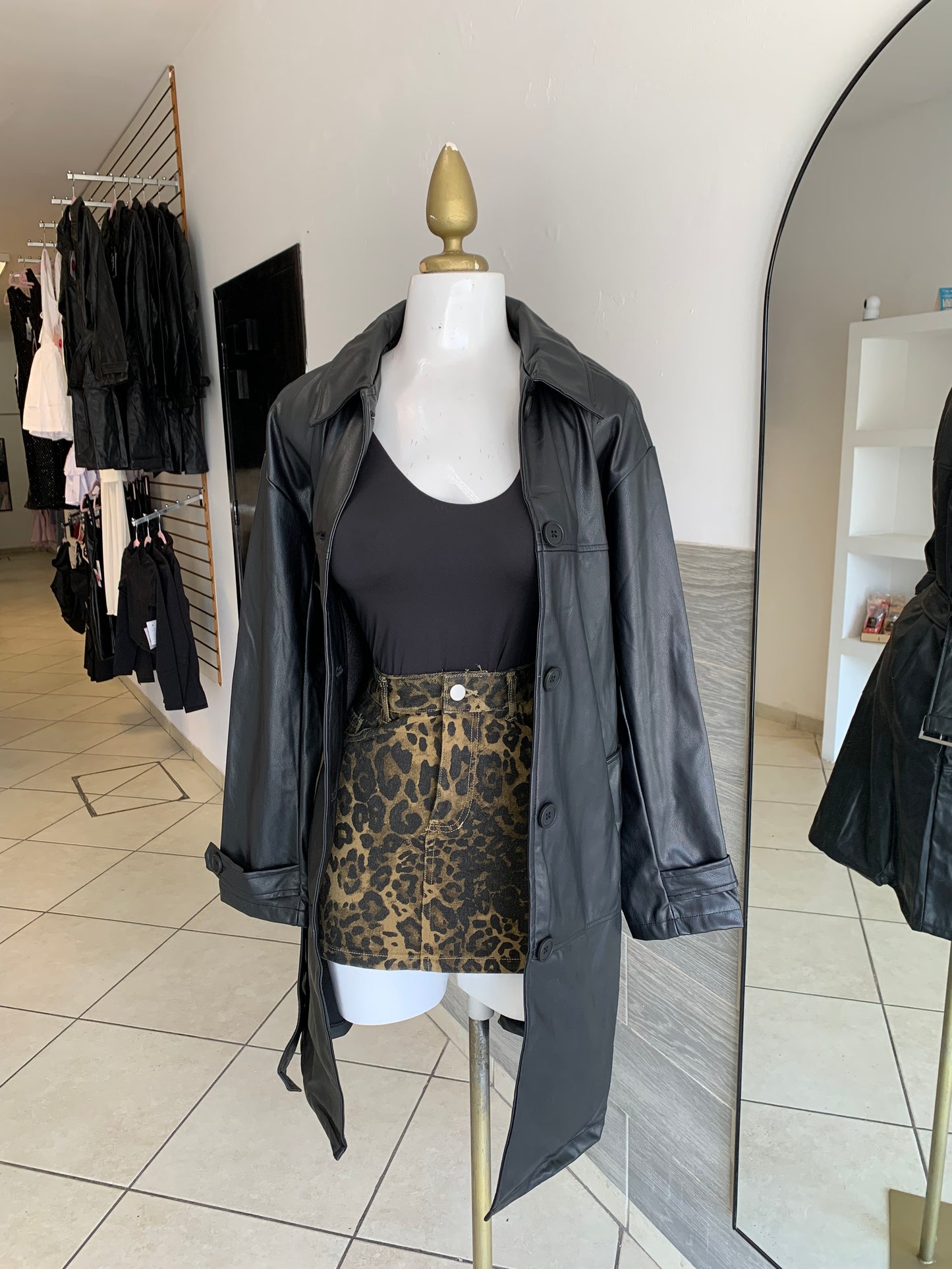 Gabardina black elite