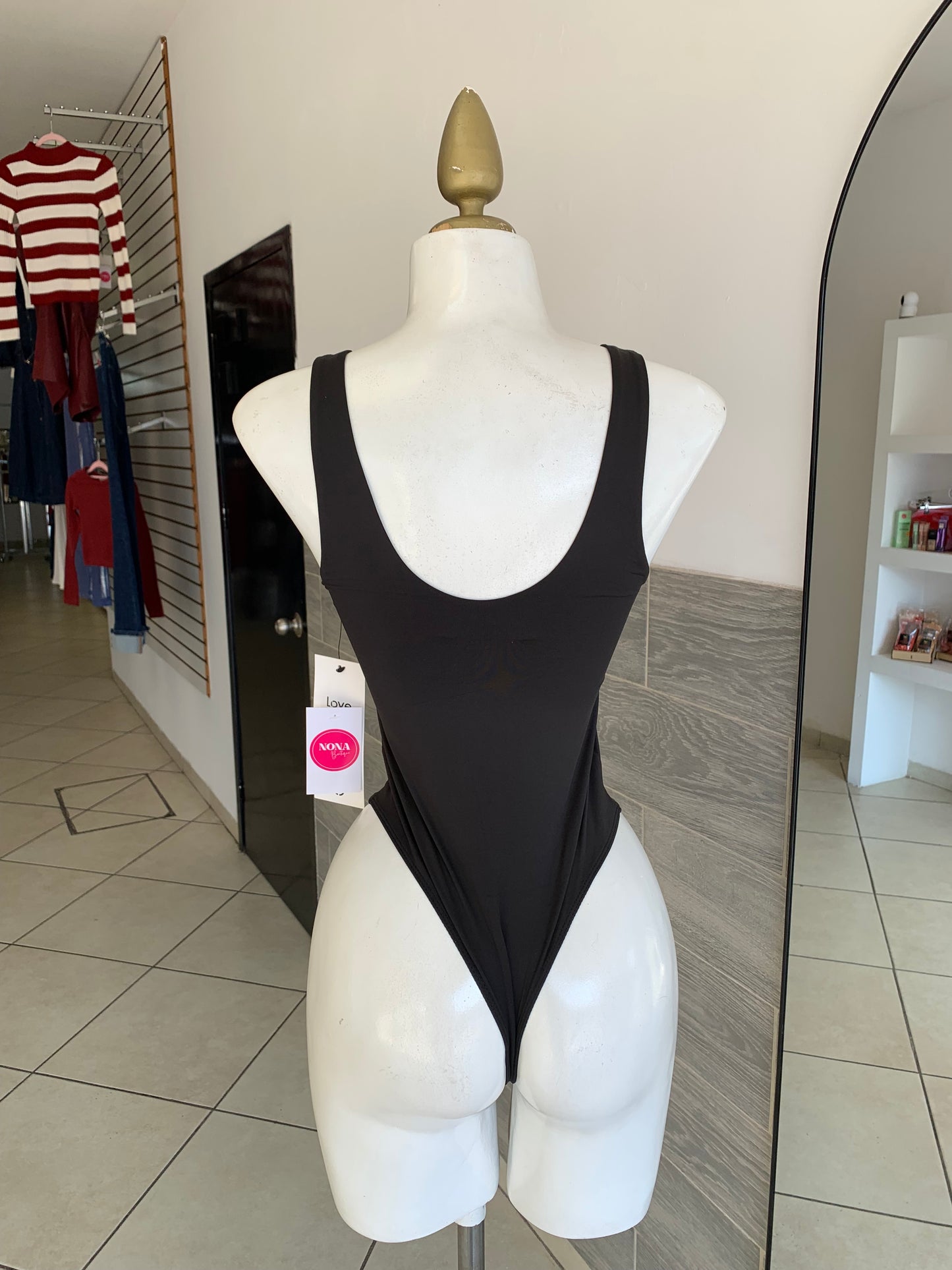 Body negro licra