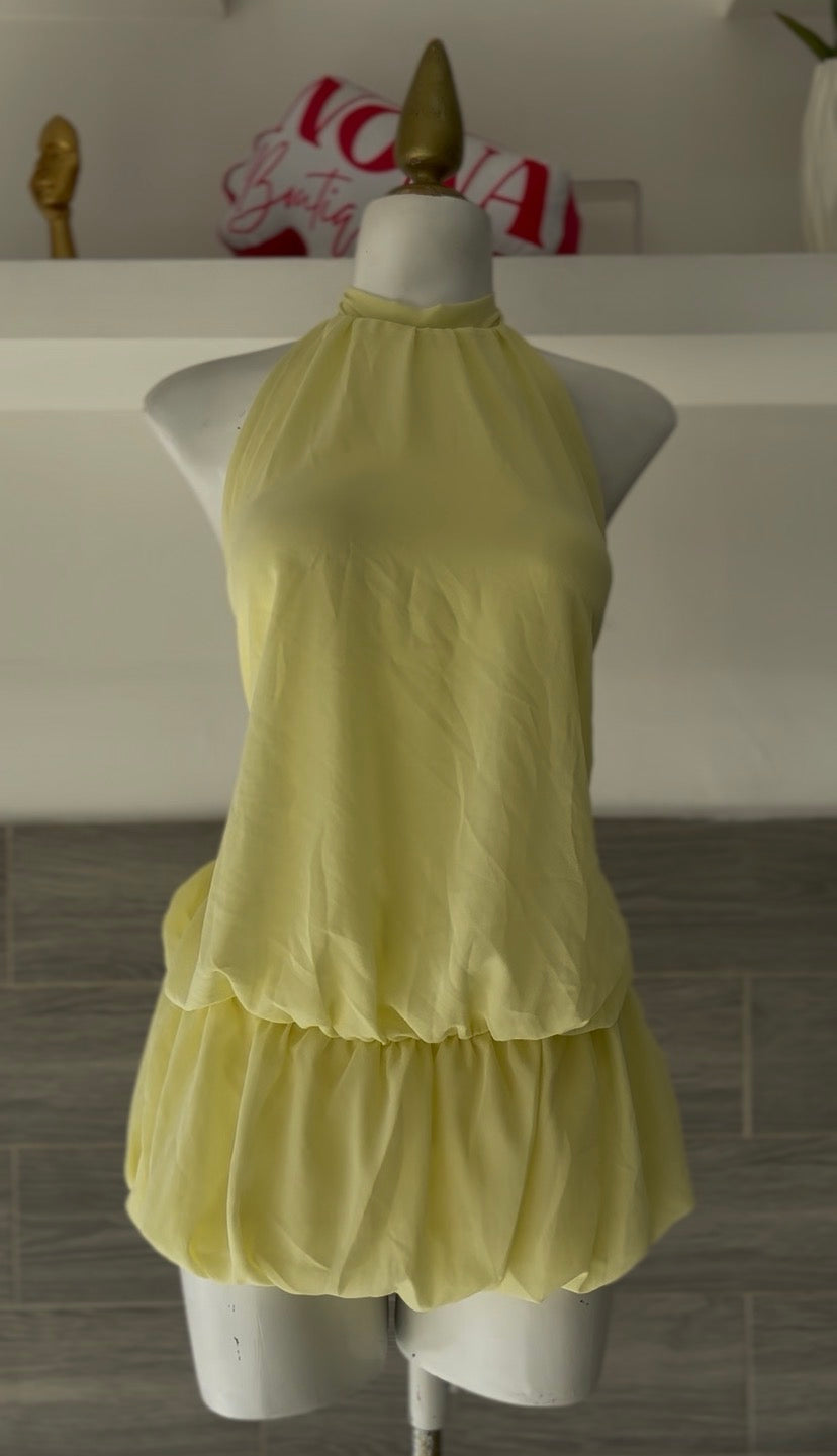 Vestido globo