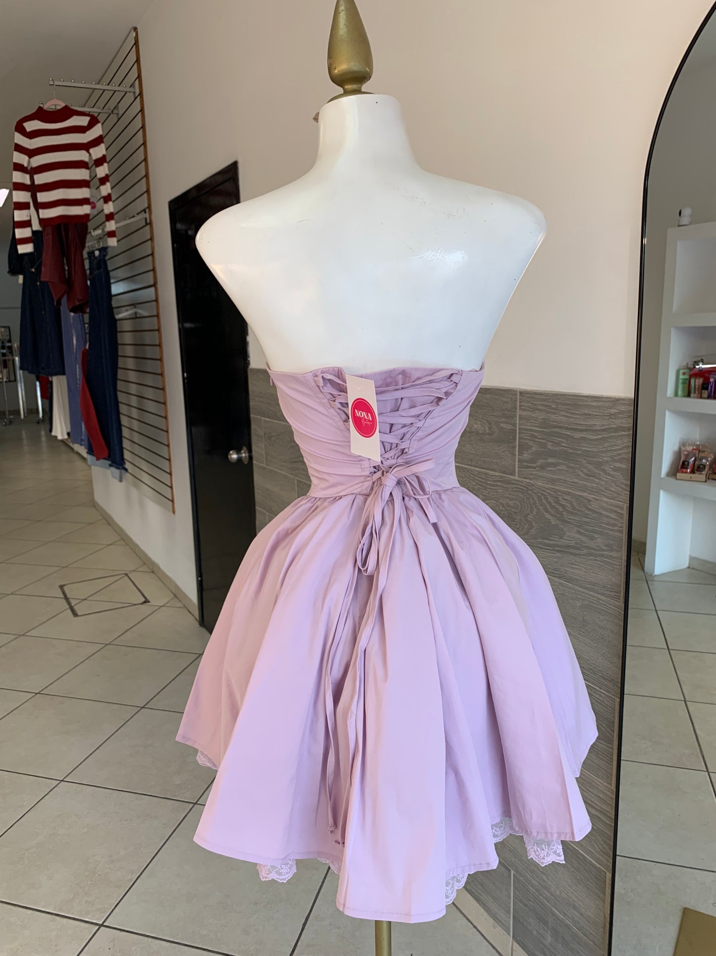 Vestido princess lavanda