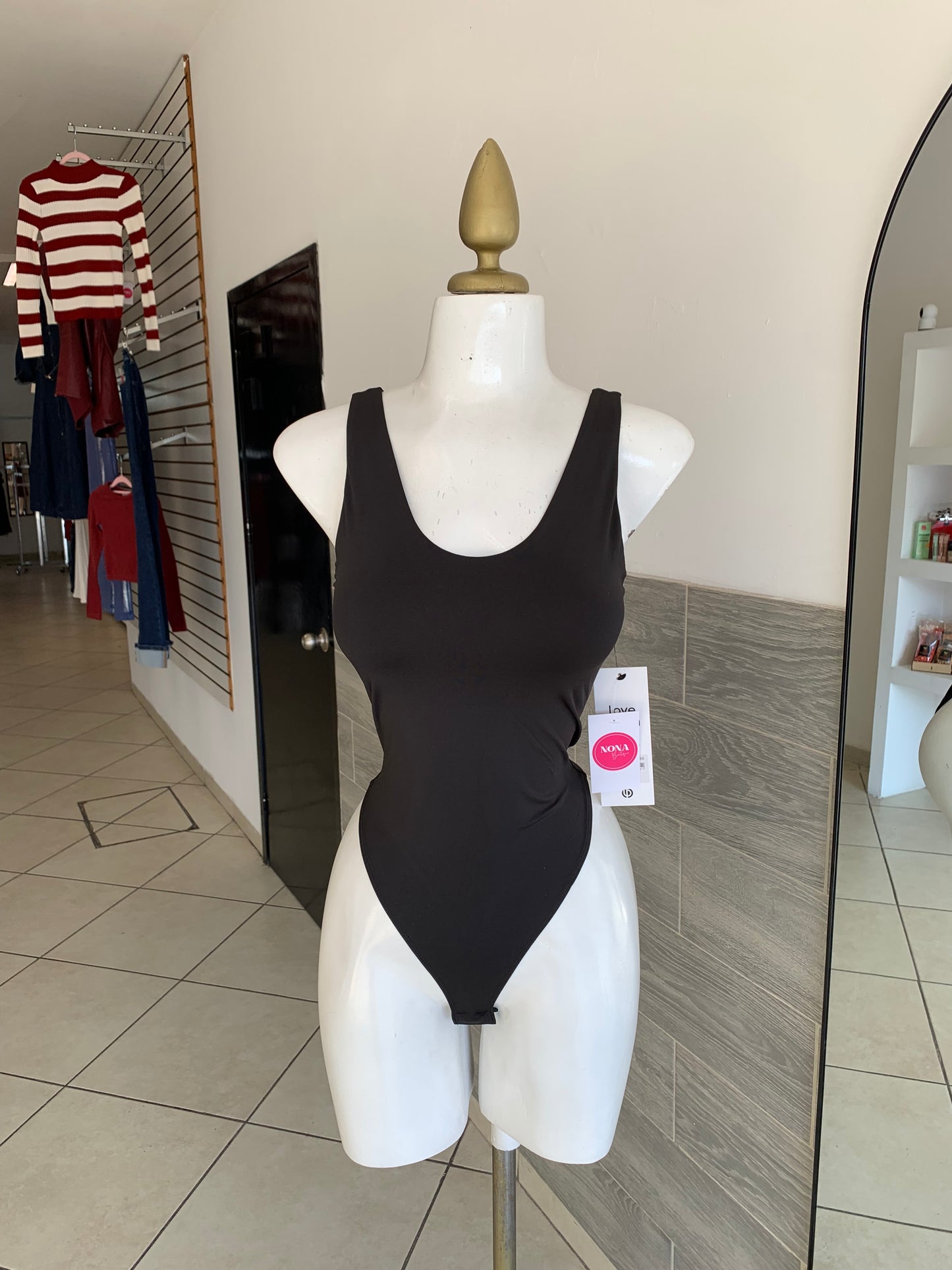 Body negro licra