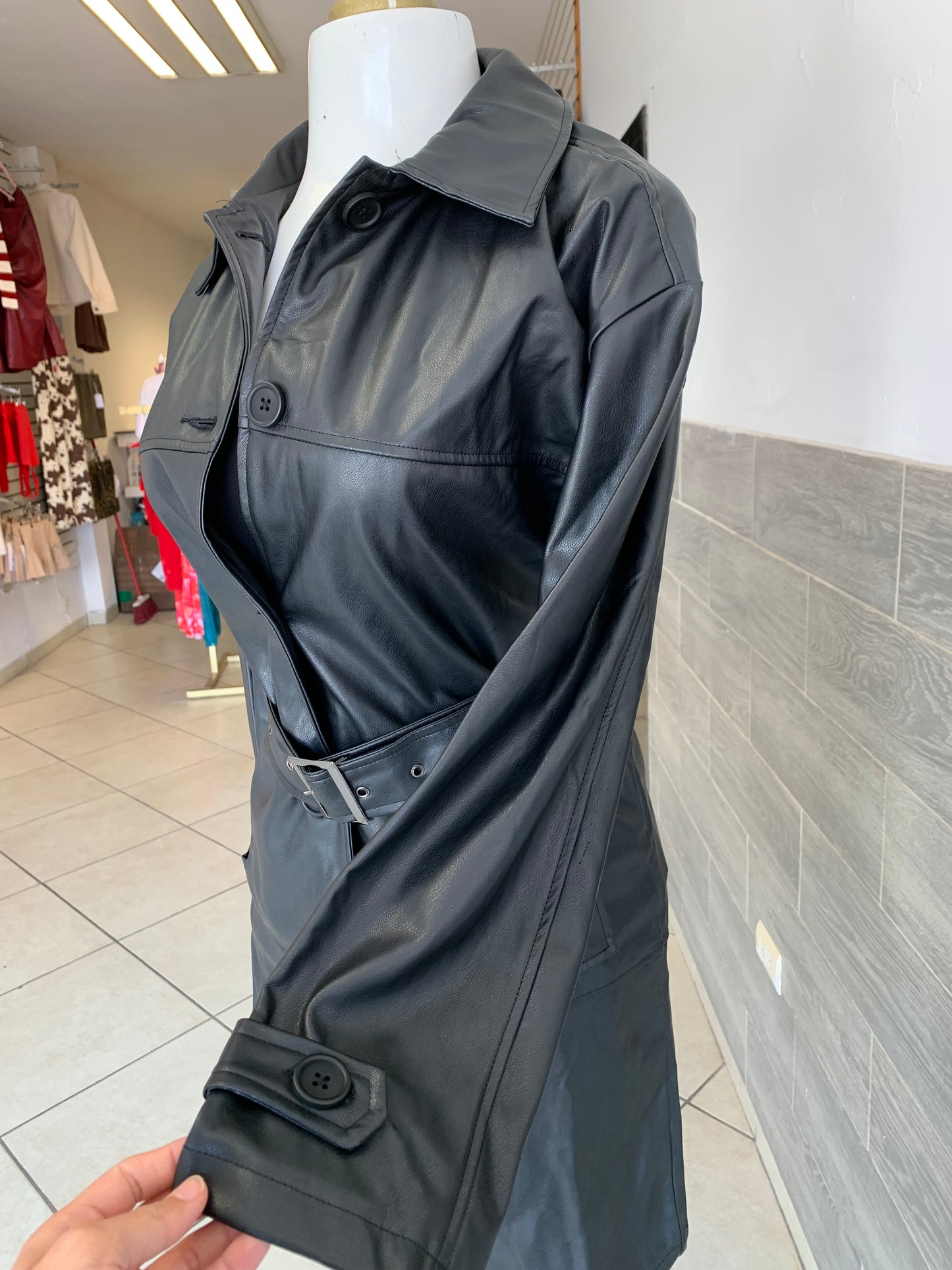 Gabardina black elite
