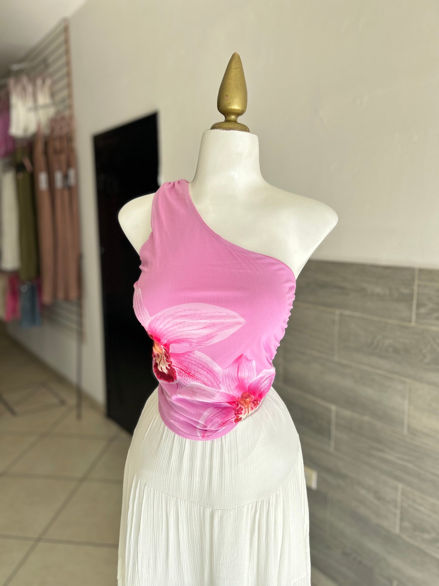Top pink bloom