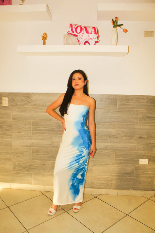 Vestido brisa azul