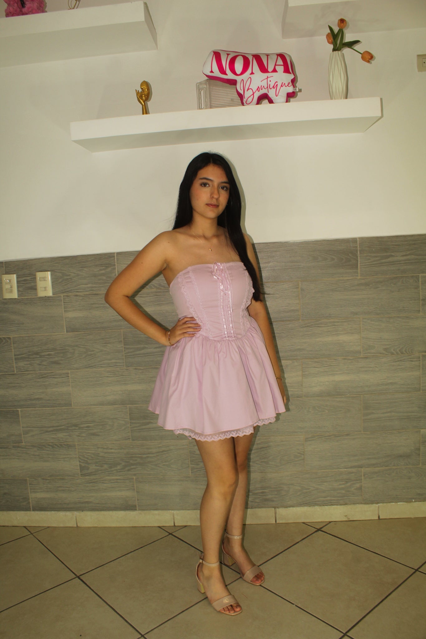 Vestido princess lavanda