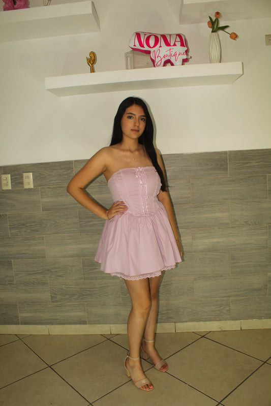 Vestido princess lavanda